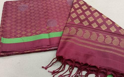 SOFT SILK SAREE WITH BLOUSE